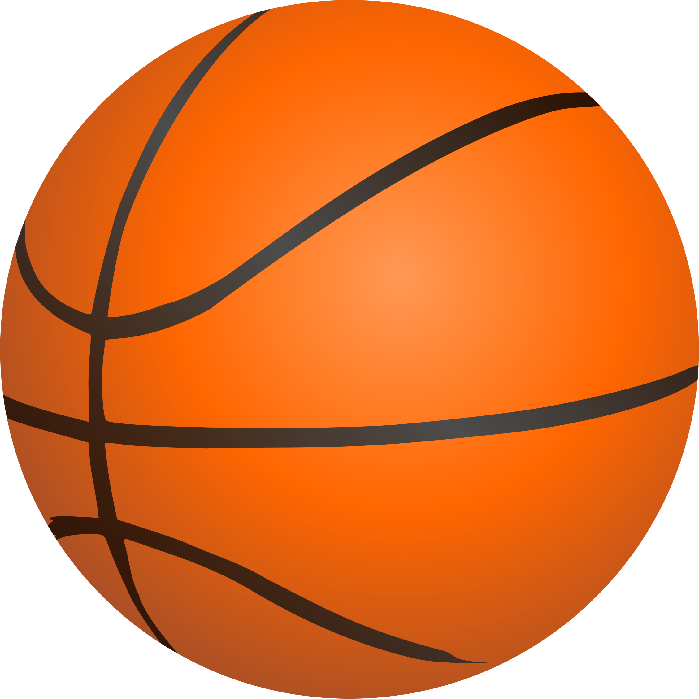 oranges clipart basketball