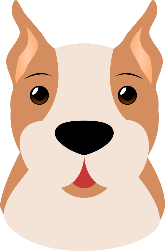 Pet pencil and in. Face clipart dog