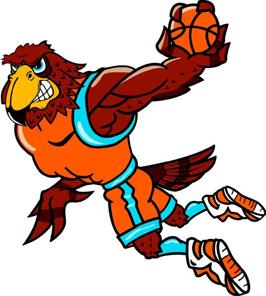 falcon clipart basketball