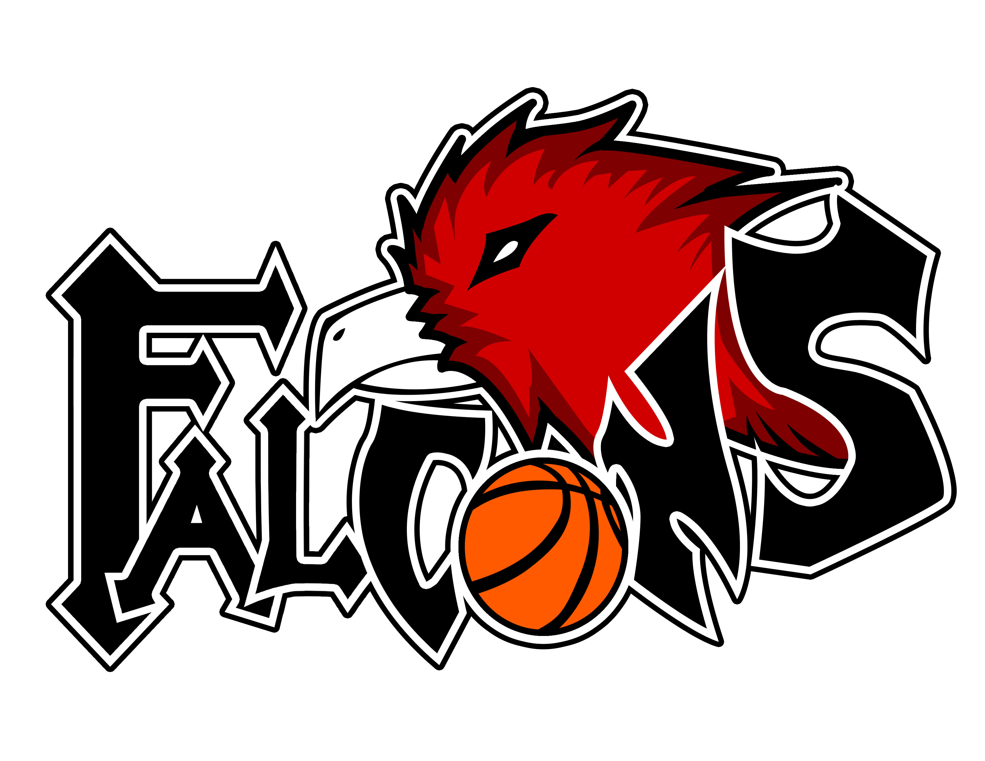 Basketball pencil and in. Muscles clipart falcon