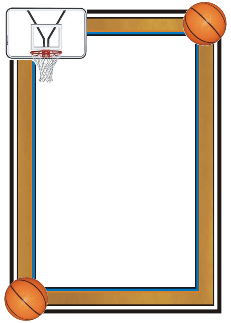 clipart basketball frame