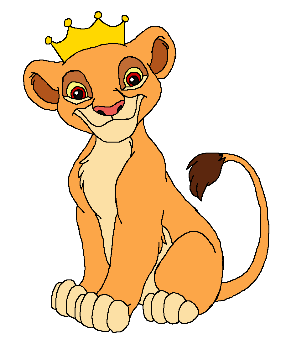 Young clipart simba cub. Lion pride free download
