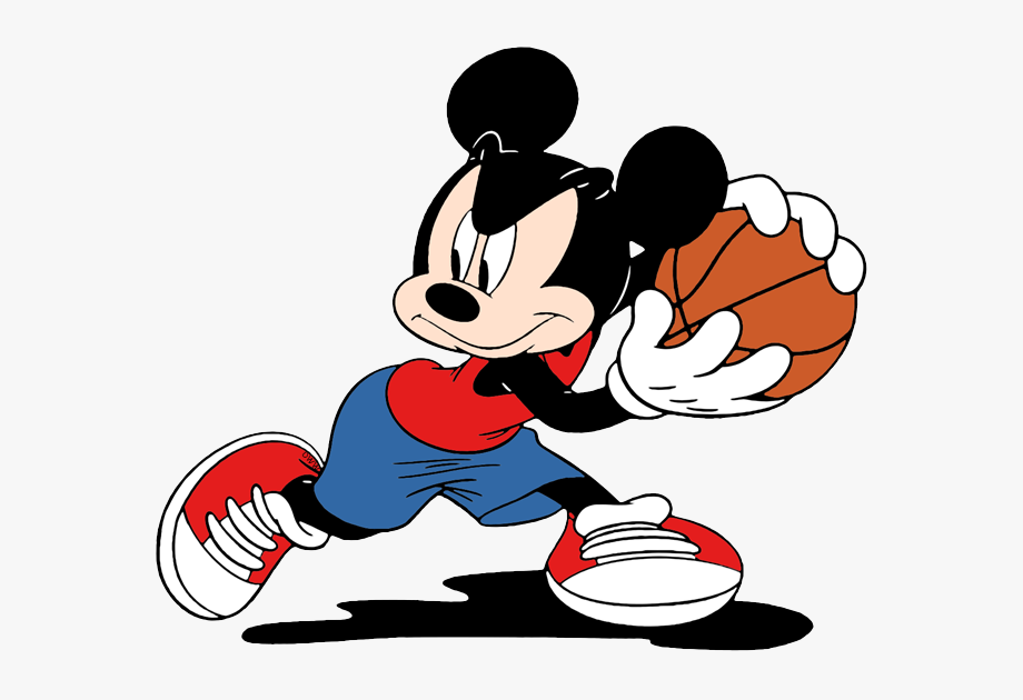 clipart basketball mickey mouse