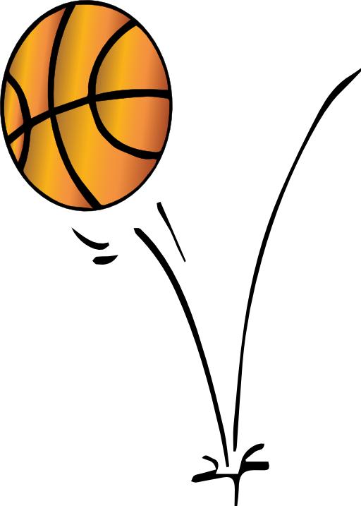 clock clipart basketball