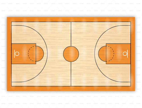 clipart basketball playground