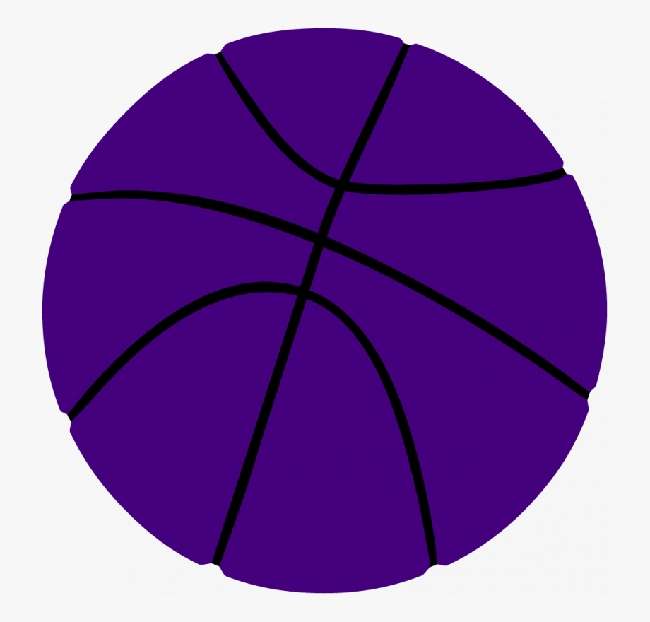 clipart basketball purple