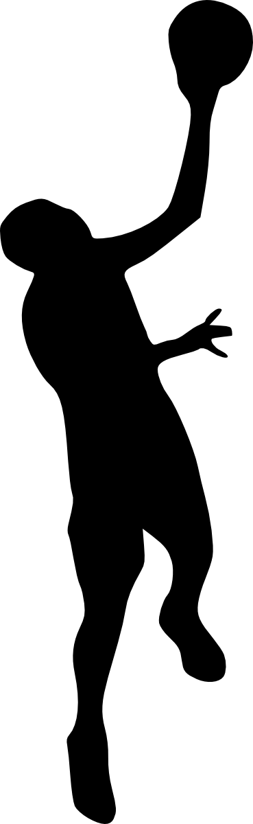clipart basketball silhouette