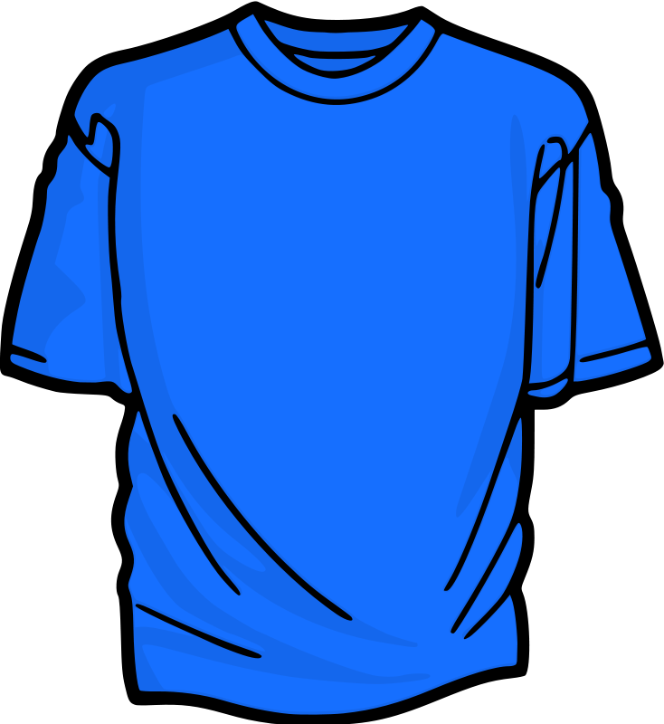 Clothing blue object