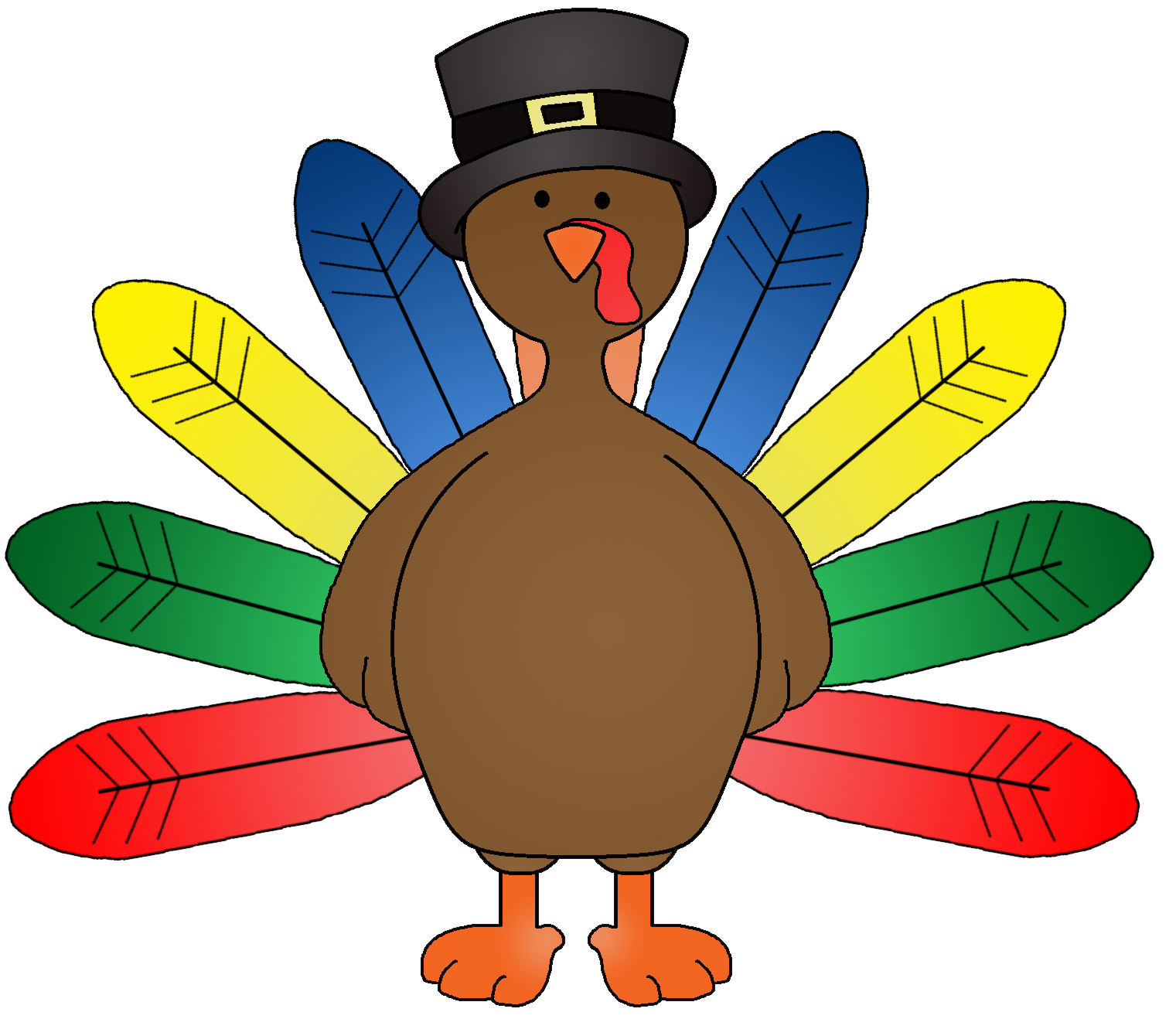 feather clipart thanksgiving
