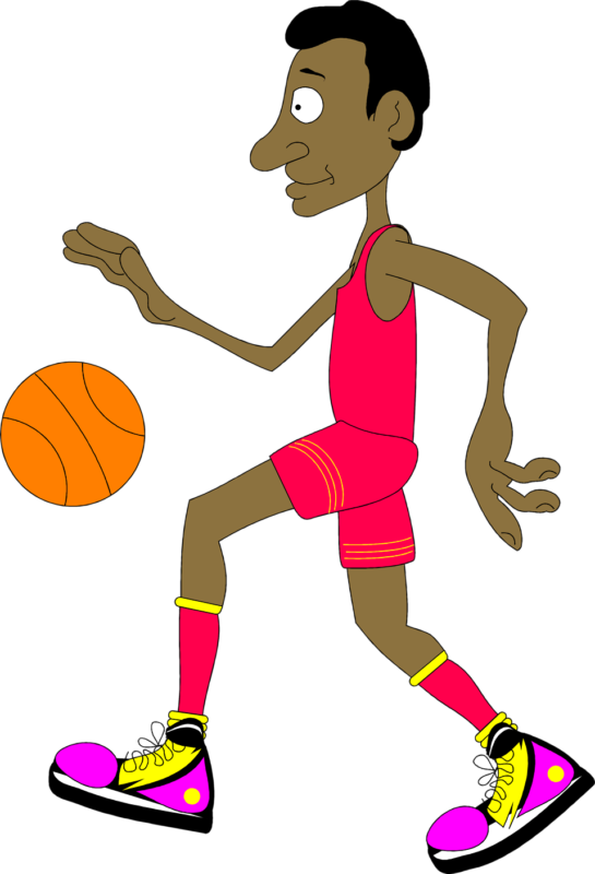 clipart people basketball
