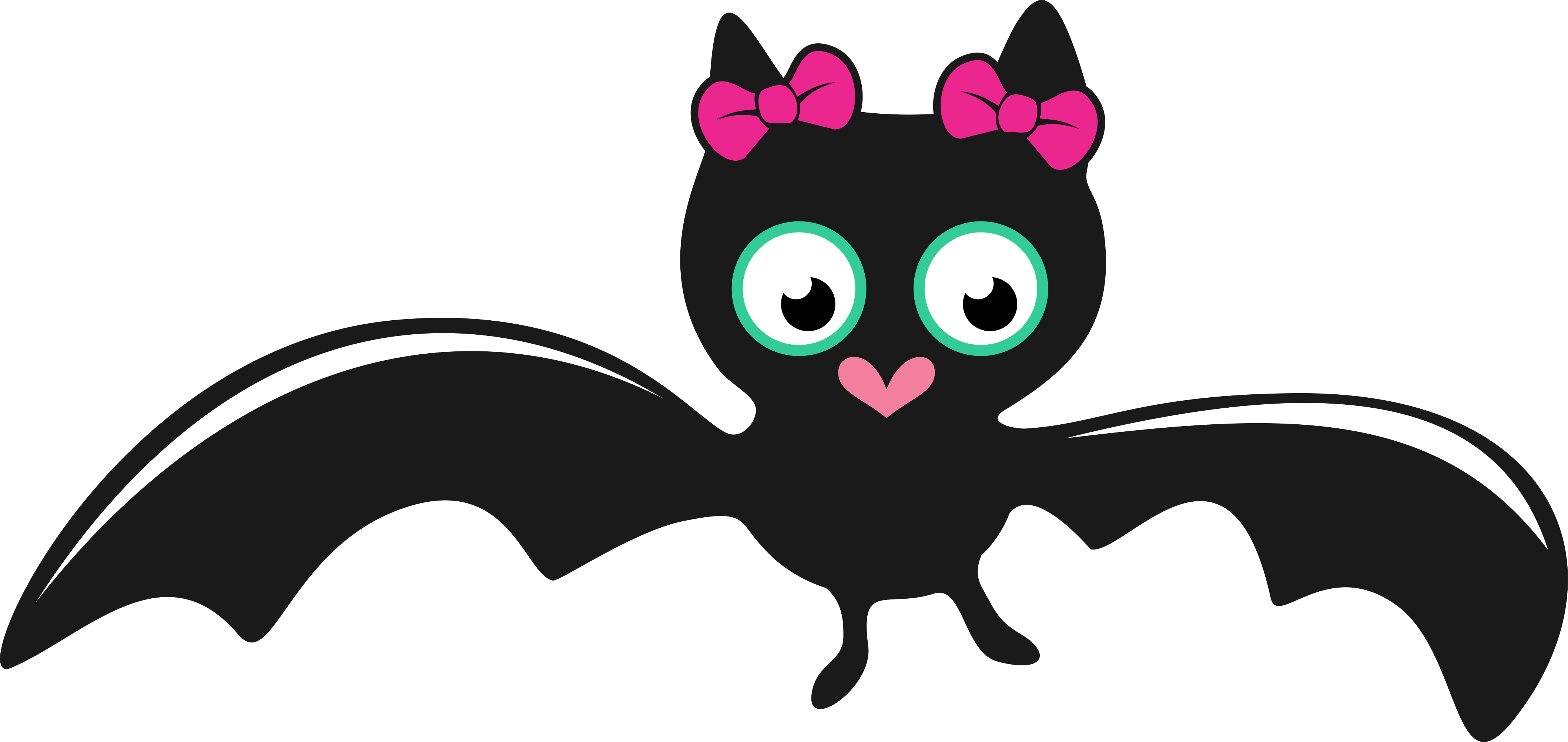  collection of girl. Friendly clipart bat