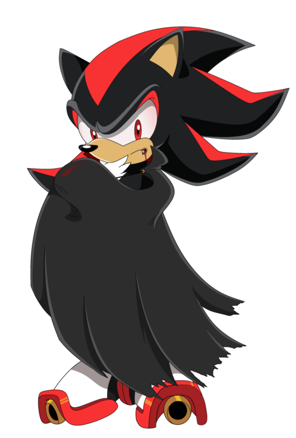 Shadow the hedgehog by. Dracula clipart vampire cape