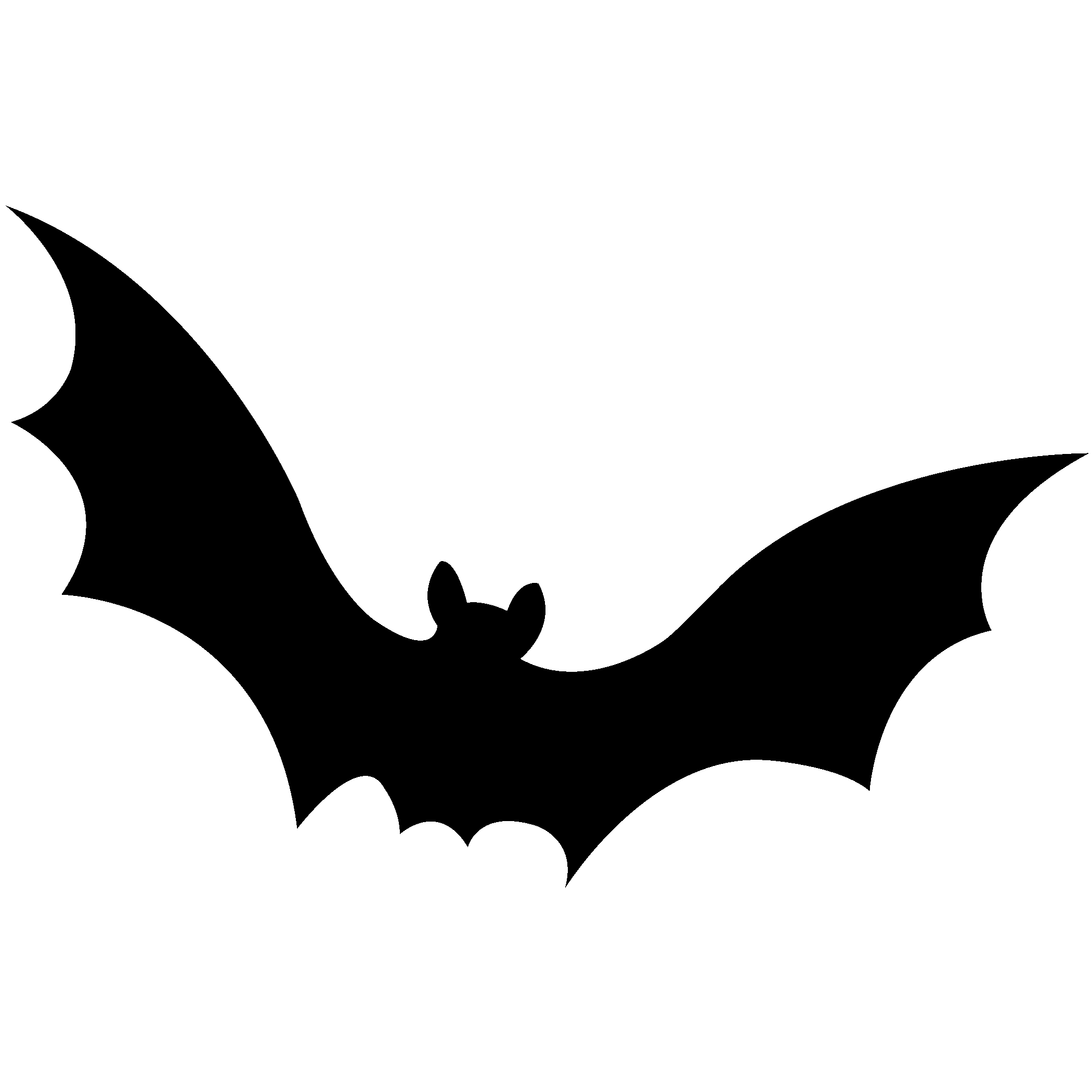 coloring clipart bat