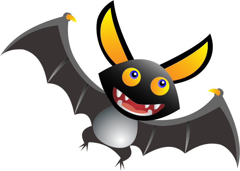 clipart bat cartoon