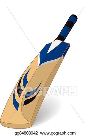 clipart bat cricket bat