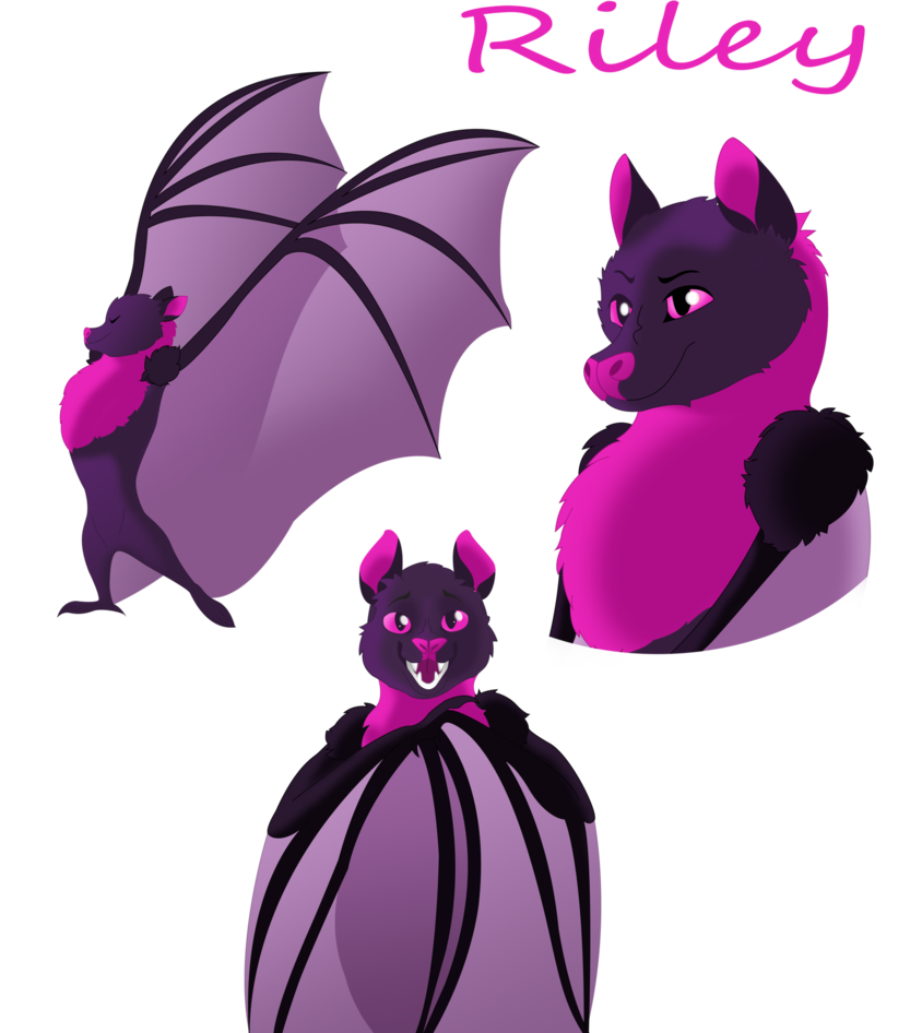 Clipart bat flying fox. Commission riley the by