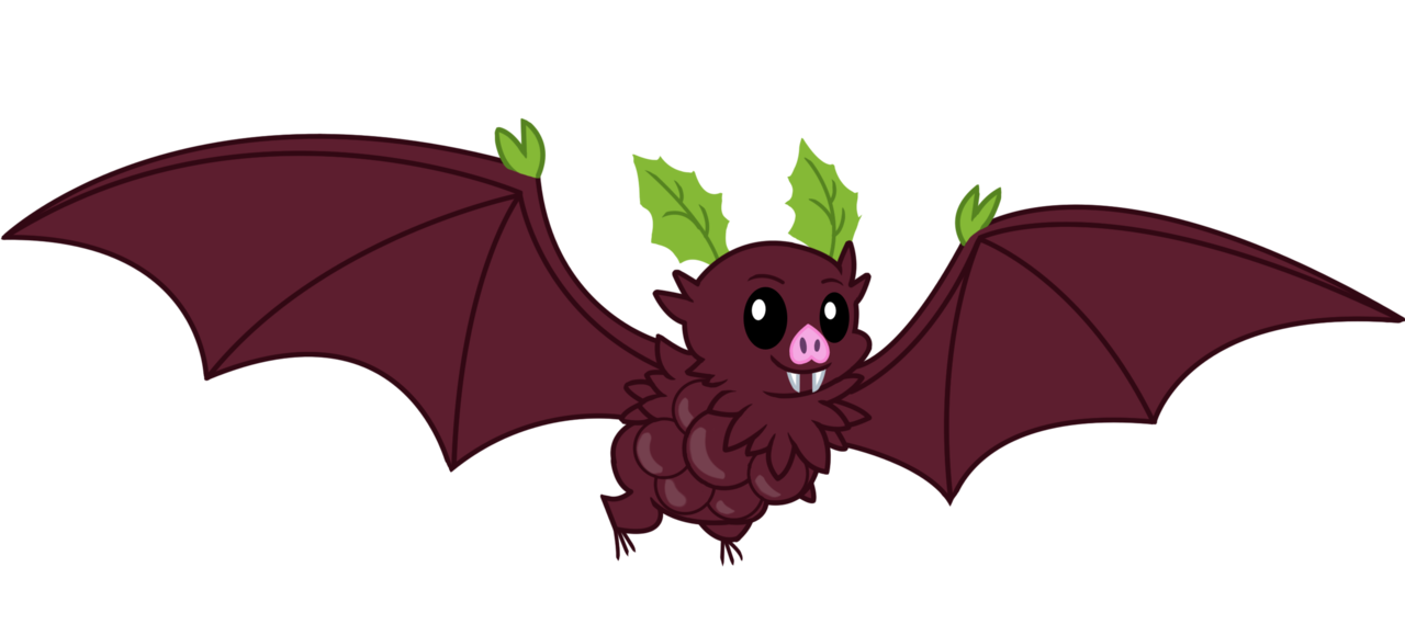 clipart bat fruit bat