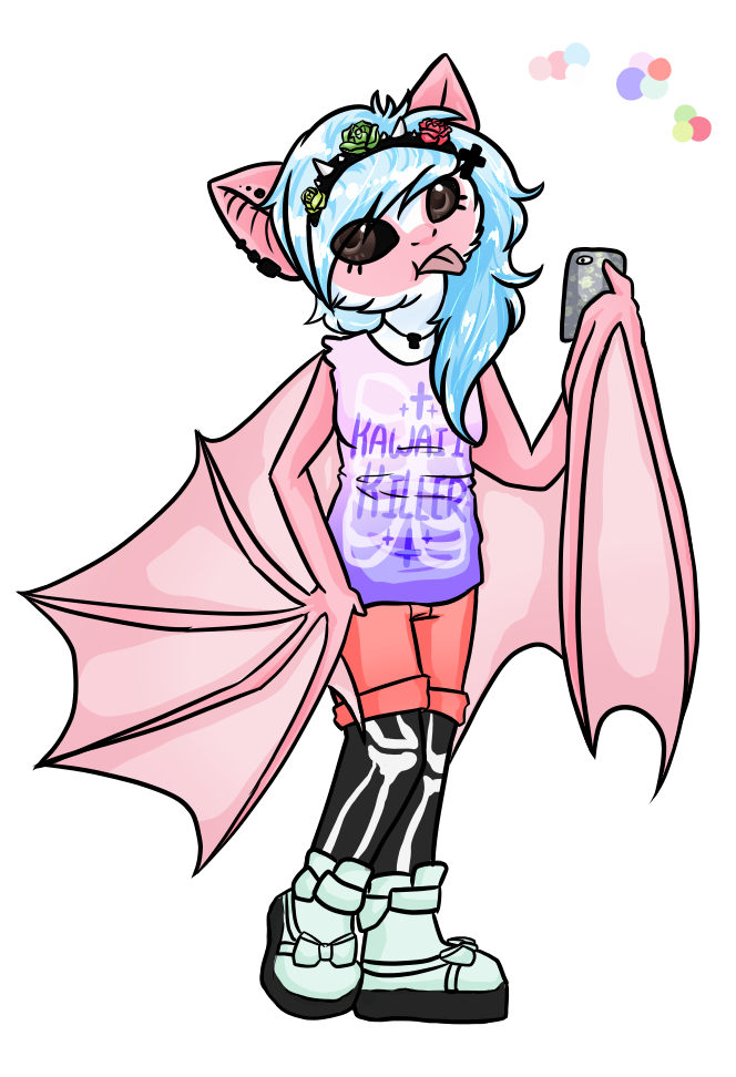 clipart bat gothic