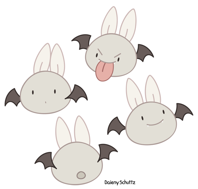 More chibi by daieny. Clipart bat kawaii