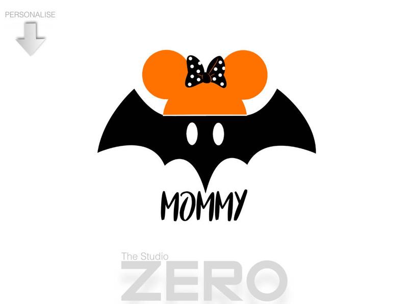 clipart bat mickey mouse