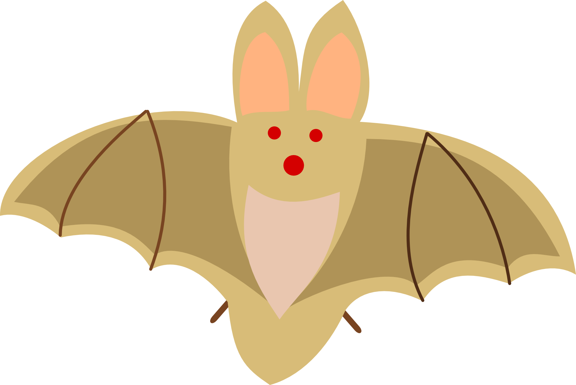 Clipart bat orange. Clipartist net clip art