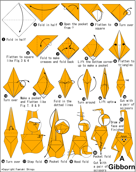 clipart bat origami