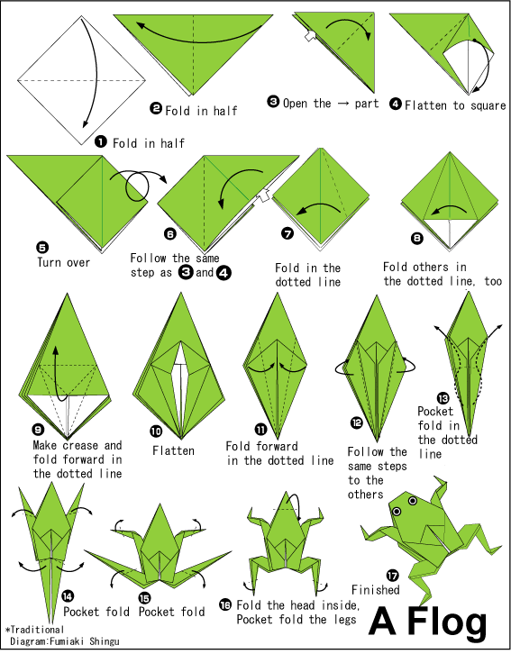 doll clipart origami
