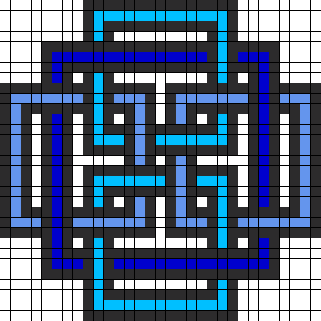 Geometric square perler bead. Fries clipart pixelated