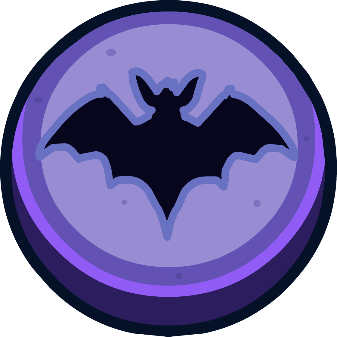 clipart bat purple bat