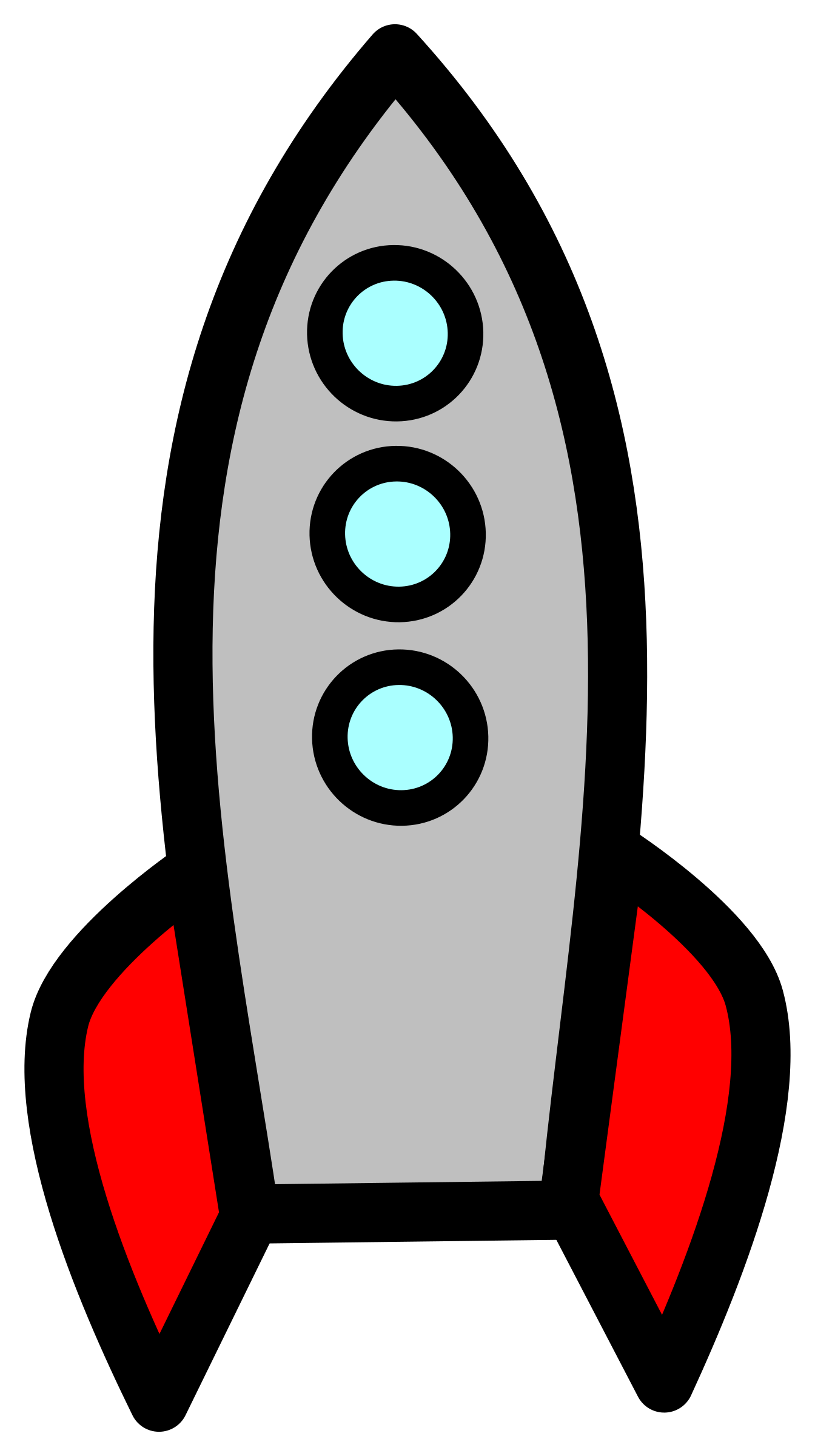 Clipart rocket generic. Line art at getdrawings