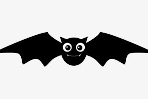 clipart bat simple