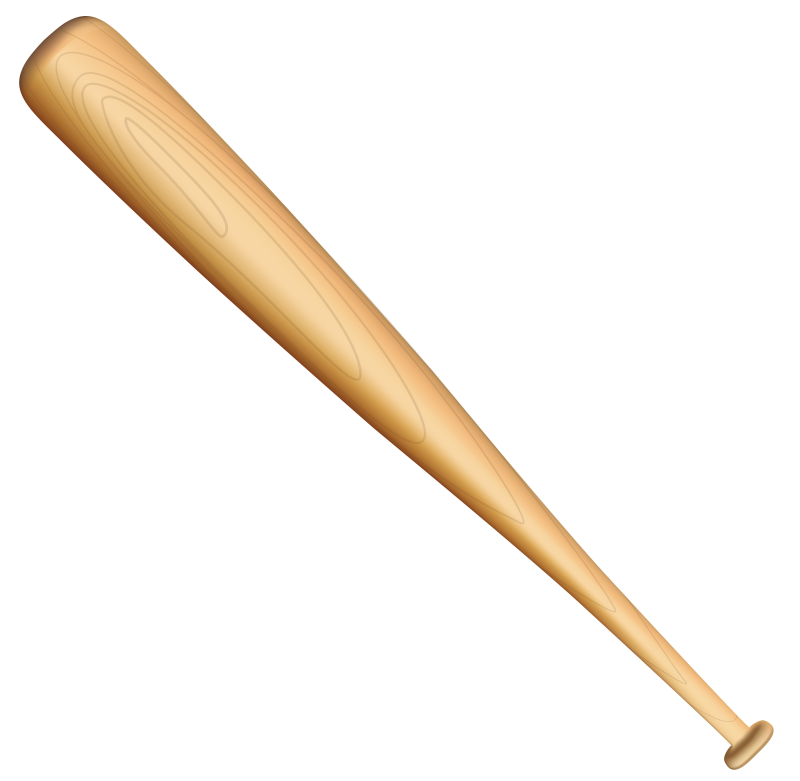 clipart bat softball