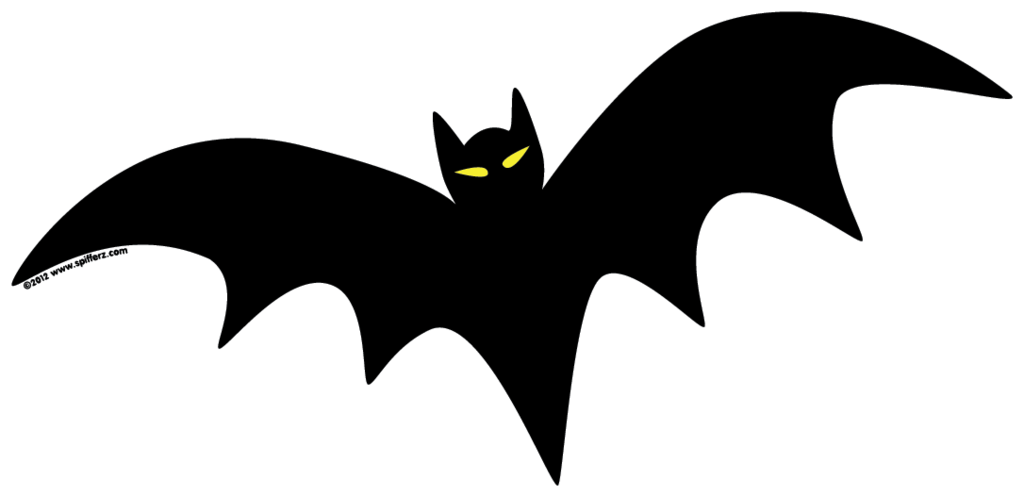 clipart bat spooky bat