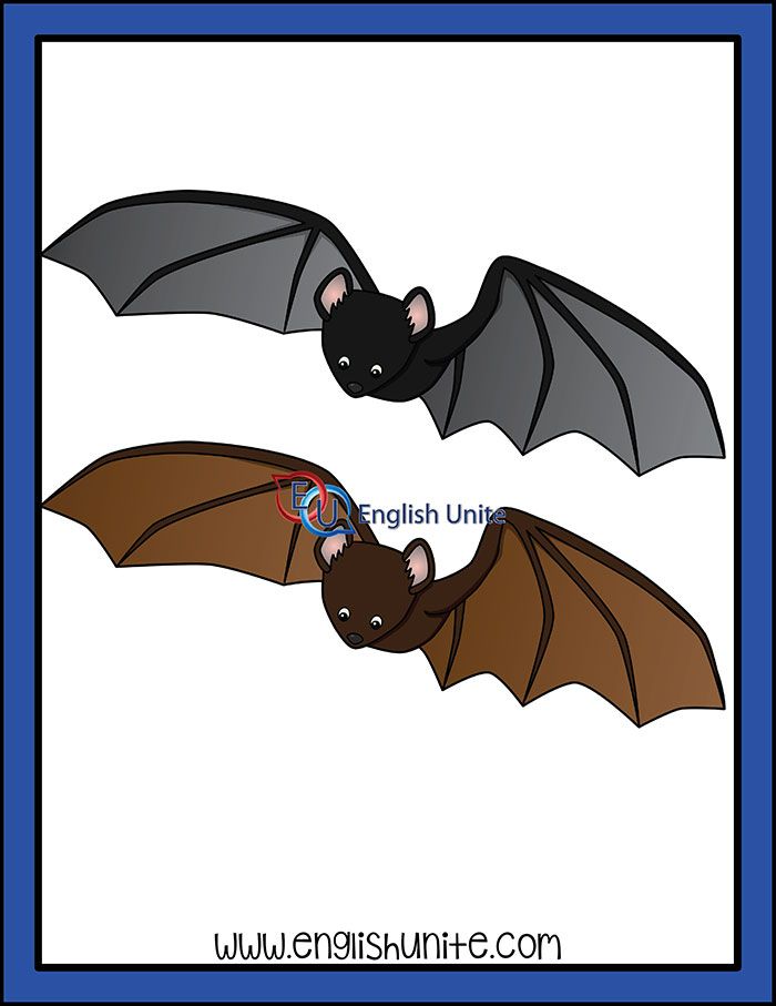 clipart bat two