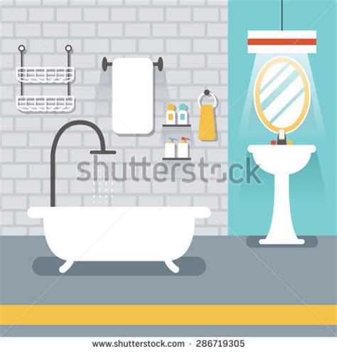 A bathroom interior background - Download Free Vectors, Clipart Graphics &  Vector Art