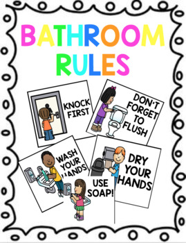 clipart bathroom bathroom rule