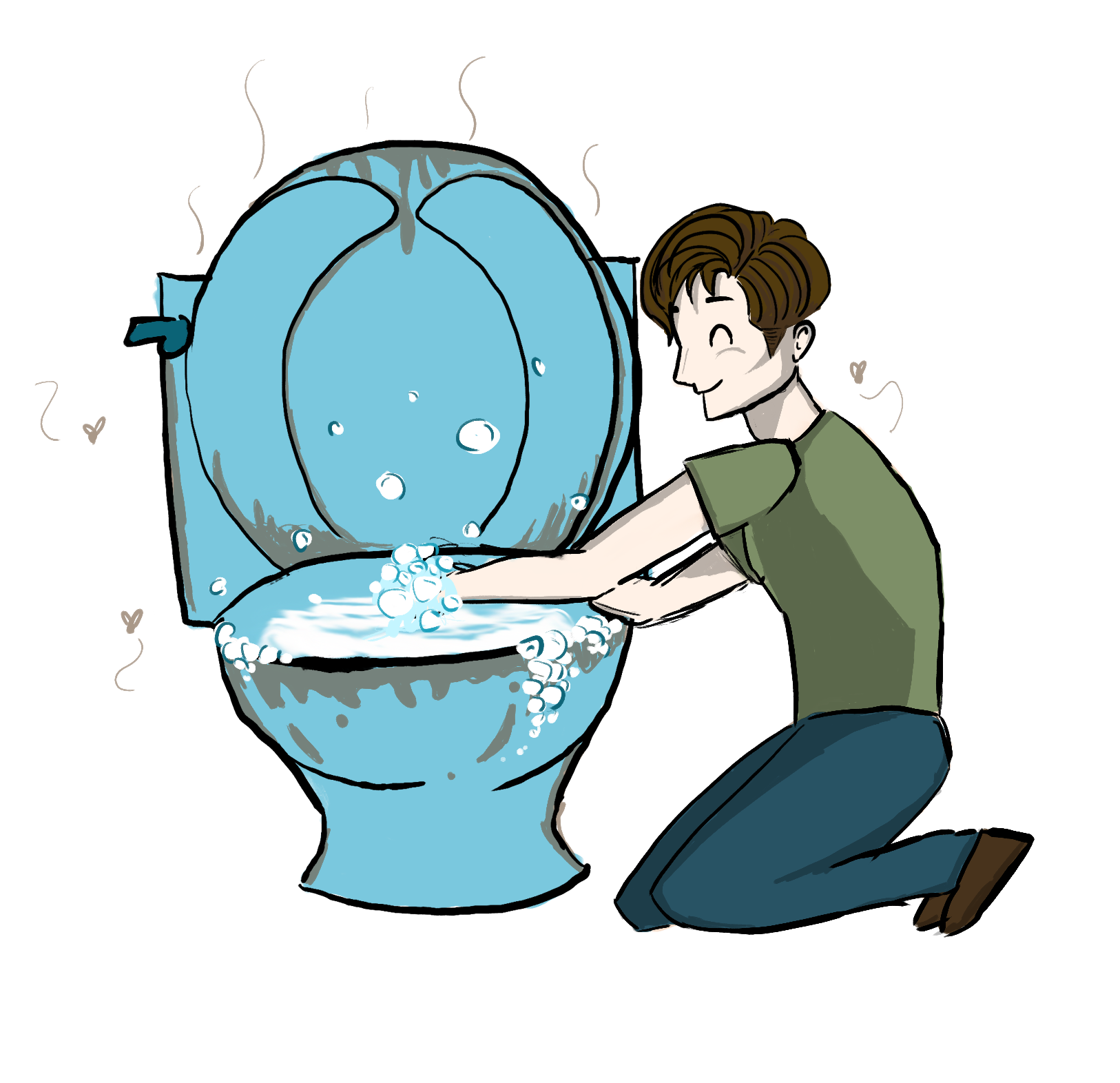 confused clipart wondering boy