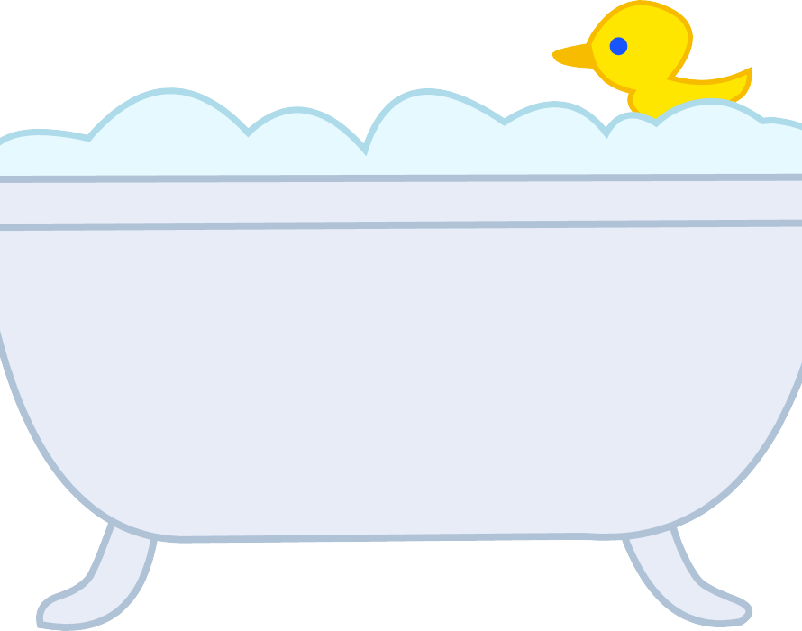 Cute bathtub ideas. Clipart dog bath tub