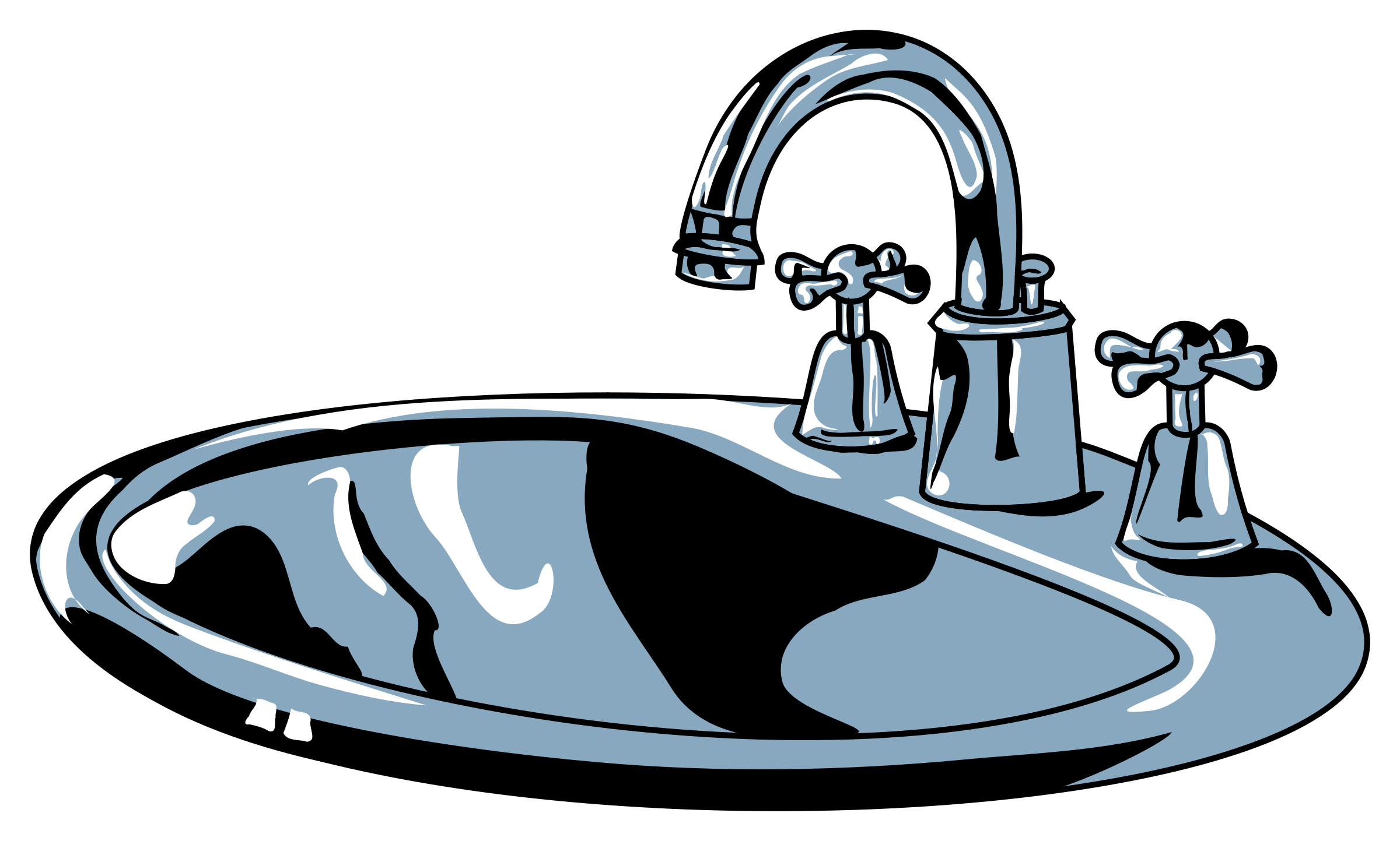 dish clipart sink drawing