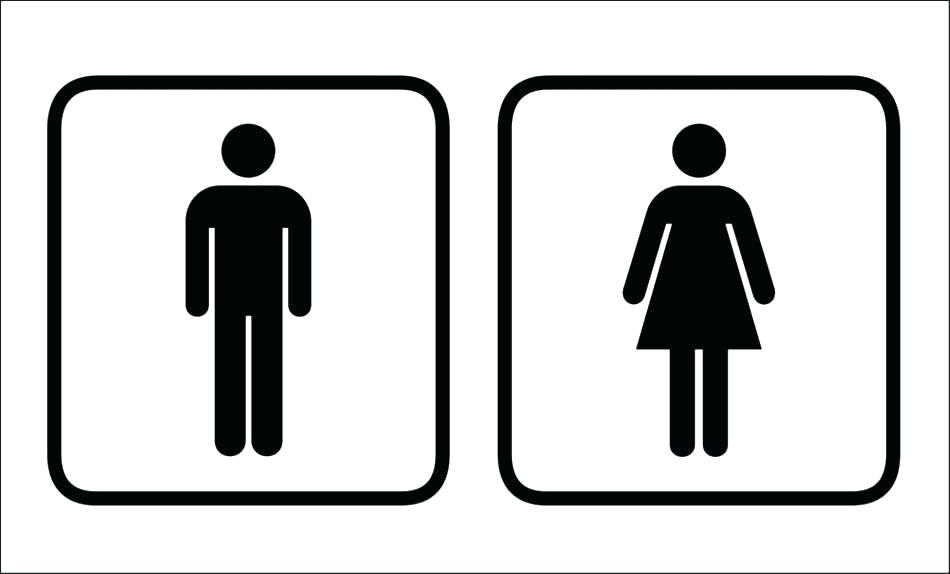Clipart bathroom mens womens. Male sign dencura 