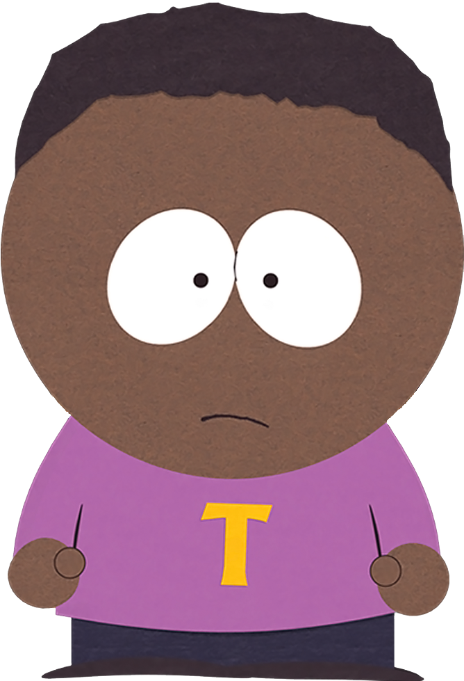 Token black south park. Clipart mom african american