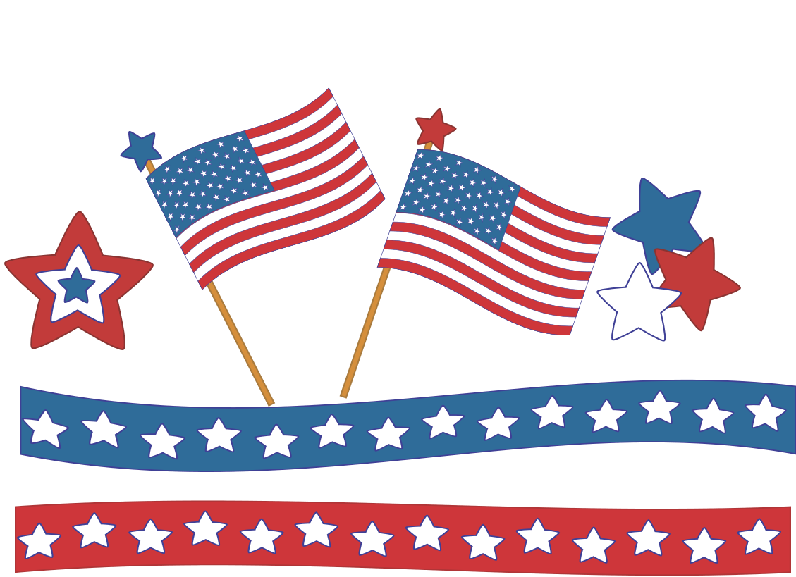  th of july. June clipart activite