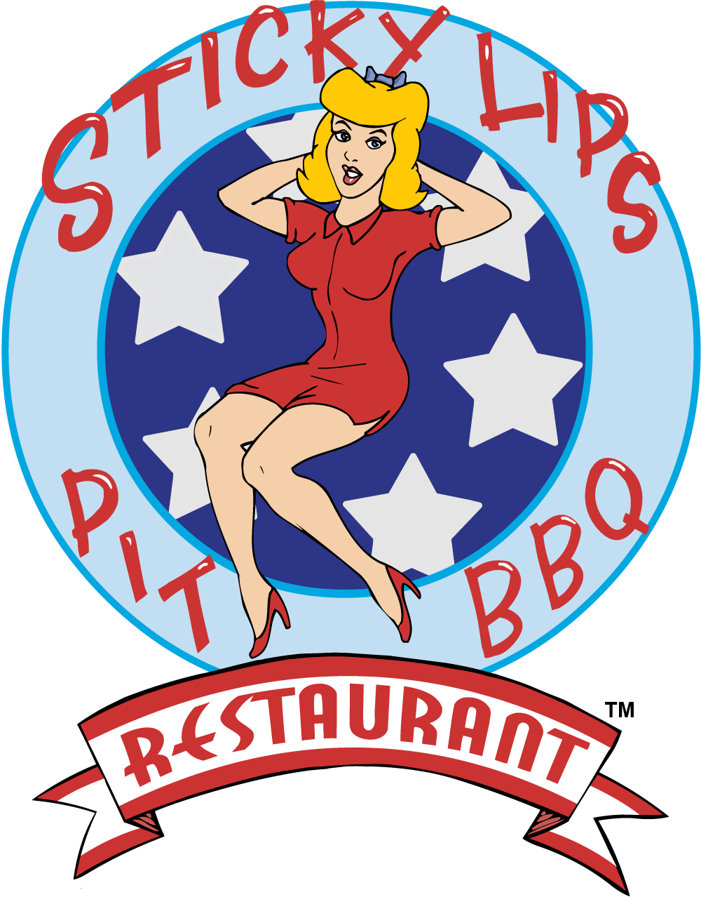 Clipart restaurant diner. Bbq casual dining sticky