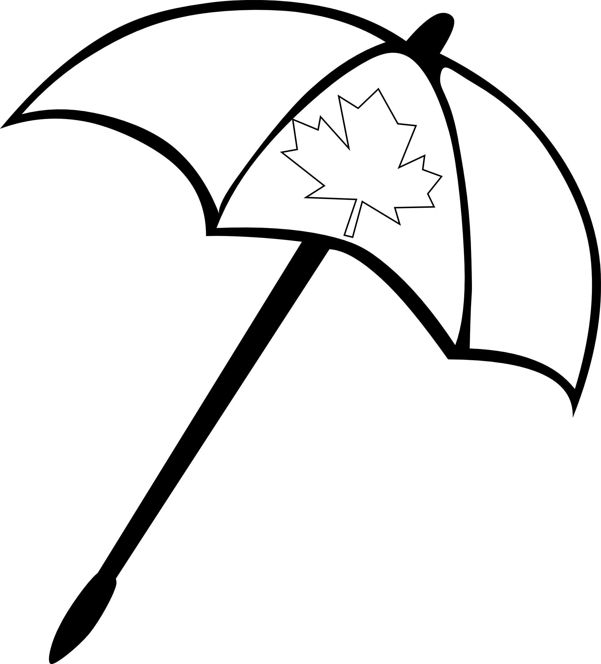 clipart umbrella preschool