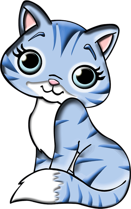 Clipart cat spring. Imagen gratis en pixabay