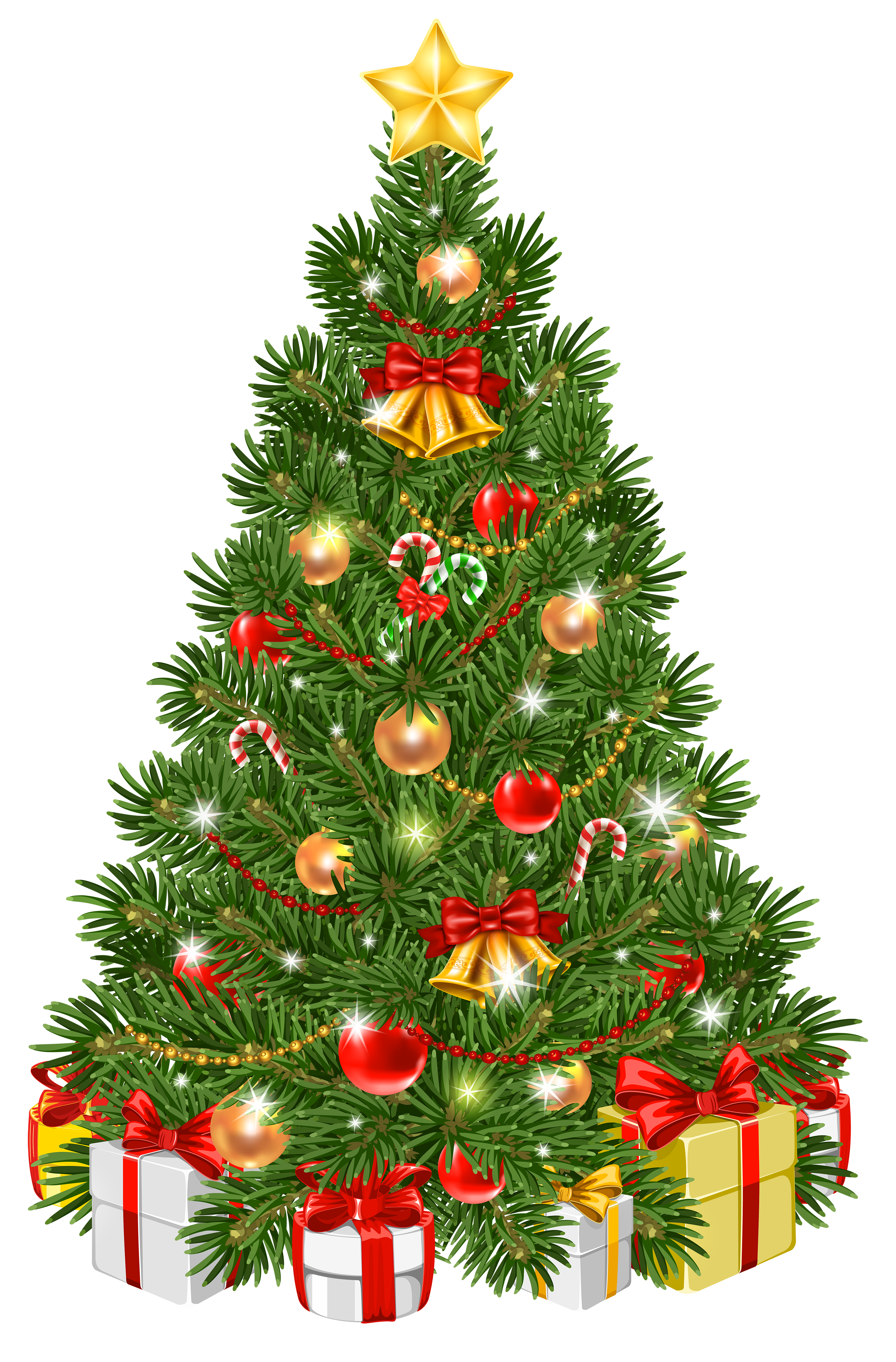 Decoration clipart christmas tree. Decorated transparent png clip