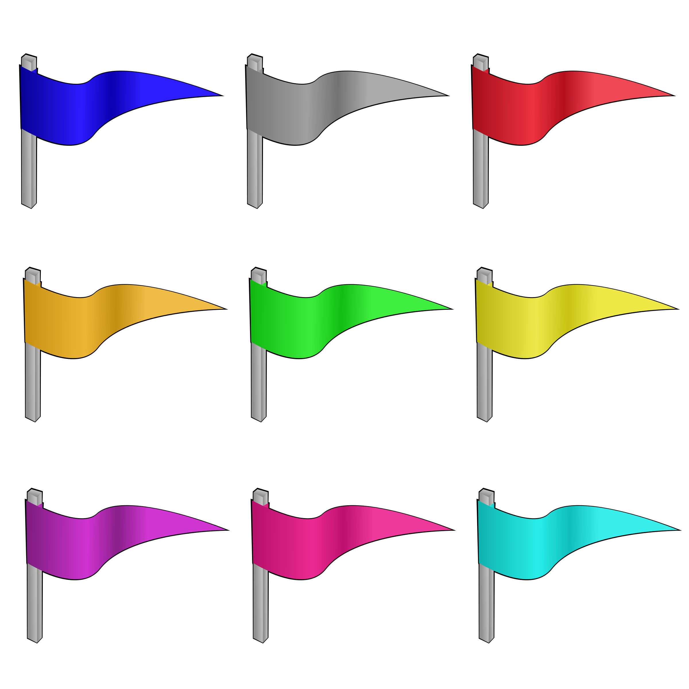 flags clipart shape