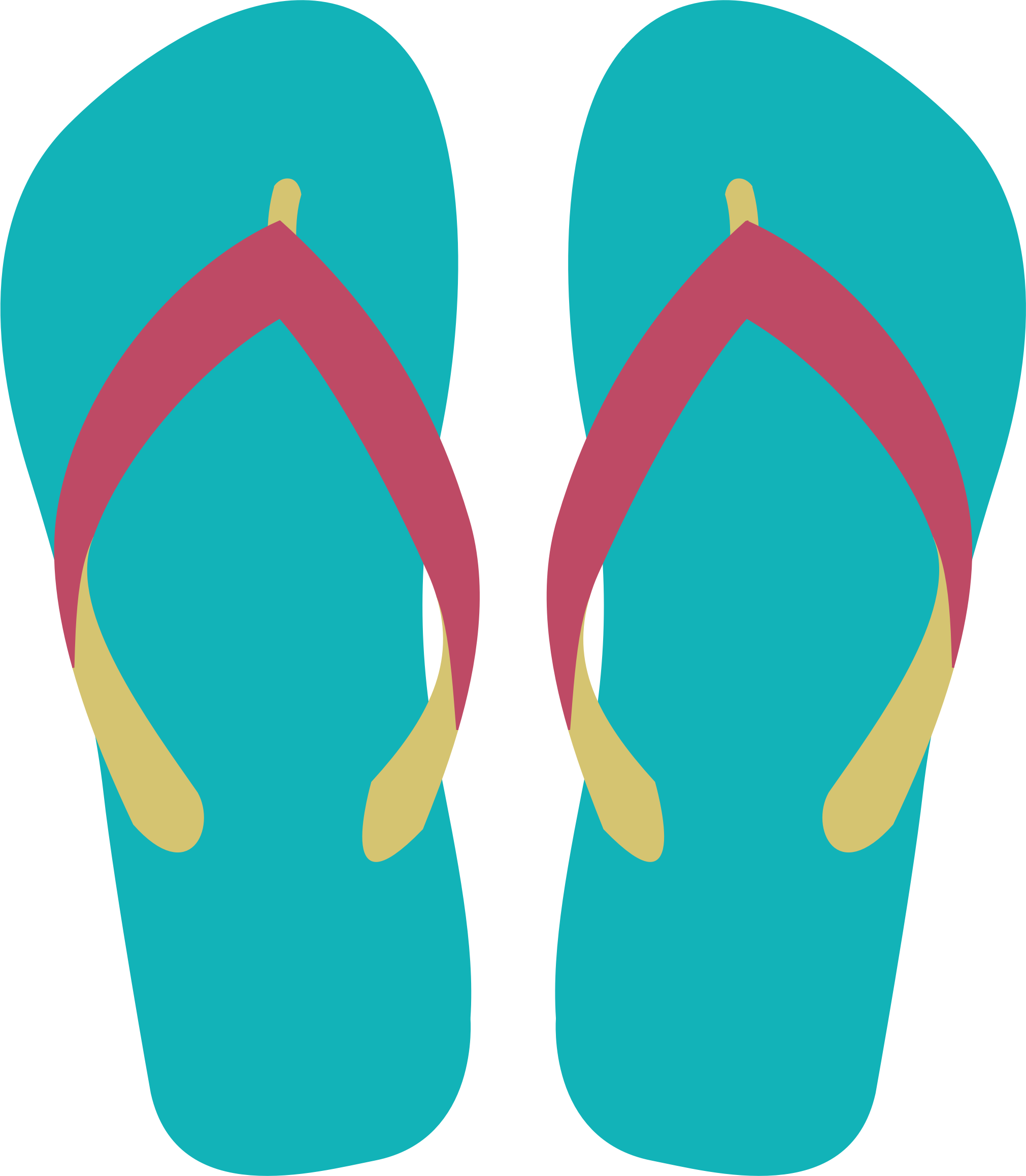 Flipflops big image png. Clipart beach foot