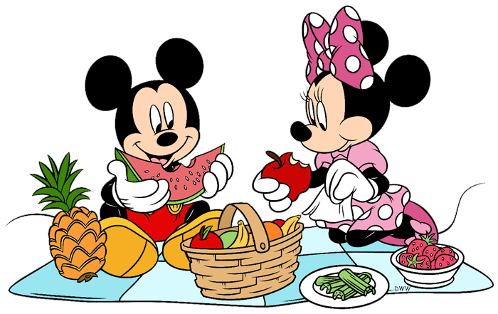Disney summertime clip art. Friend clipart minnie mouse