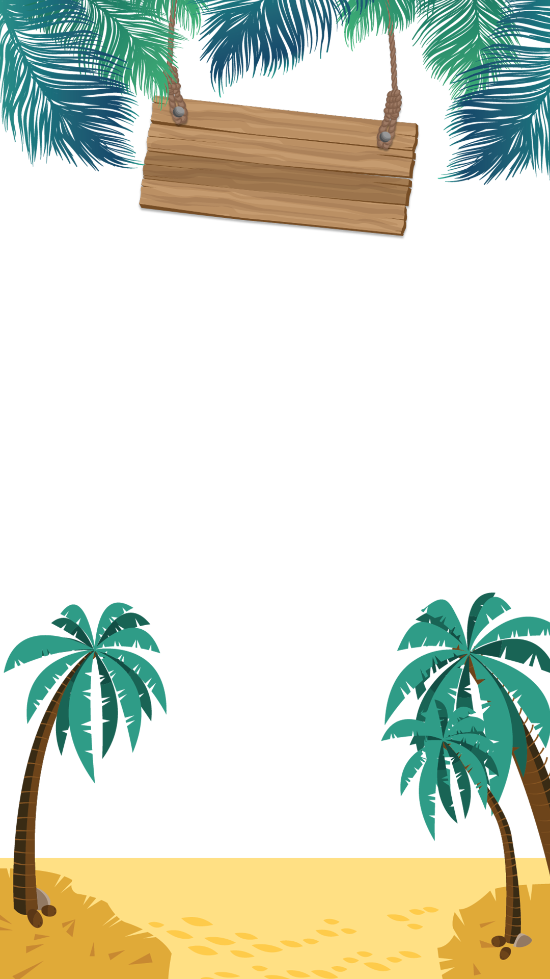 Clipart beach outing. Vacation birthday snapchat filter